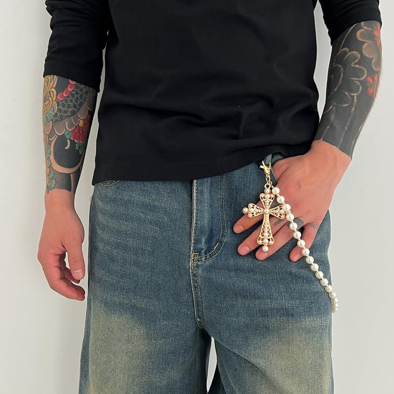 BOOSTIQ Pant Chains for Men Women Punk Rock Pocket Chains Turquoise Wallet Chain Western Country Cowboy Wallets Chain for Men - Image 3